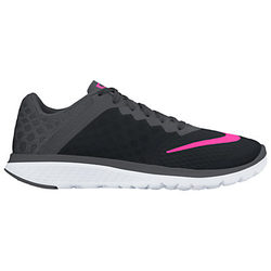 Nike FS Lite Run 3 Women's Running Shoes, Black/Pink Glow